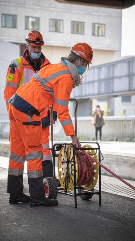 reportage photo professionnelle entreprise Safe Innov En gare