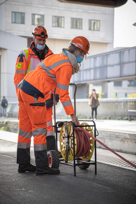 reportage photo professionnelle entreprise Safe Innov En gare